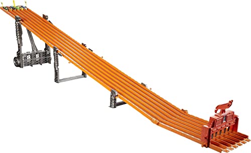 6-Lane Raceway Toy Car Track Set with 6 Cars N29461
