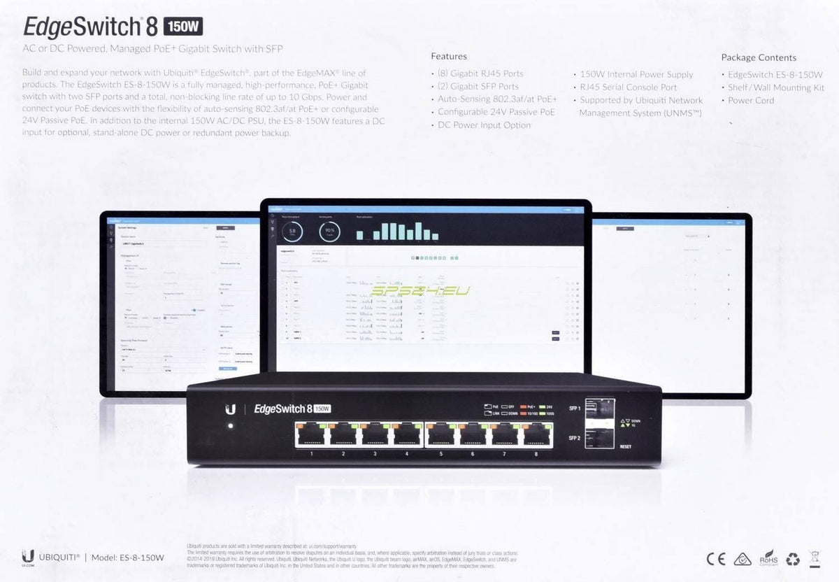 EdgeSwitch 8 150W D429