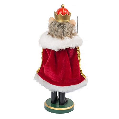 3 Set Christmas Nutcrackers Figures, 7 Inch Handmade Wooden Nutcracker Decorations A535650
