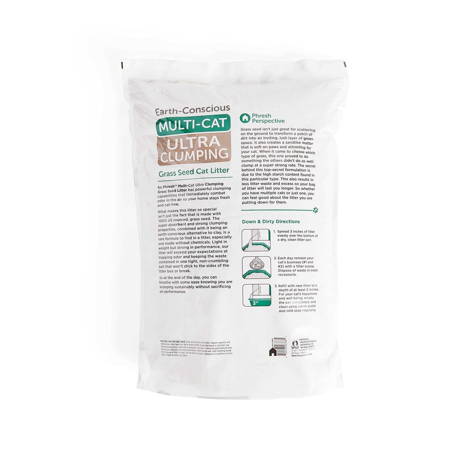Unscented Grass Seed Cat Litter M14743