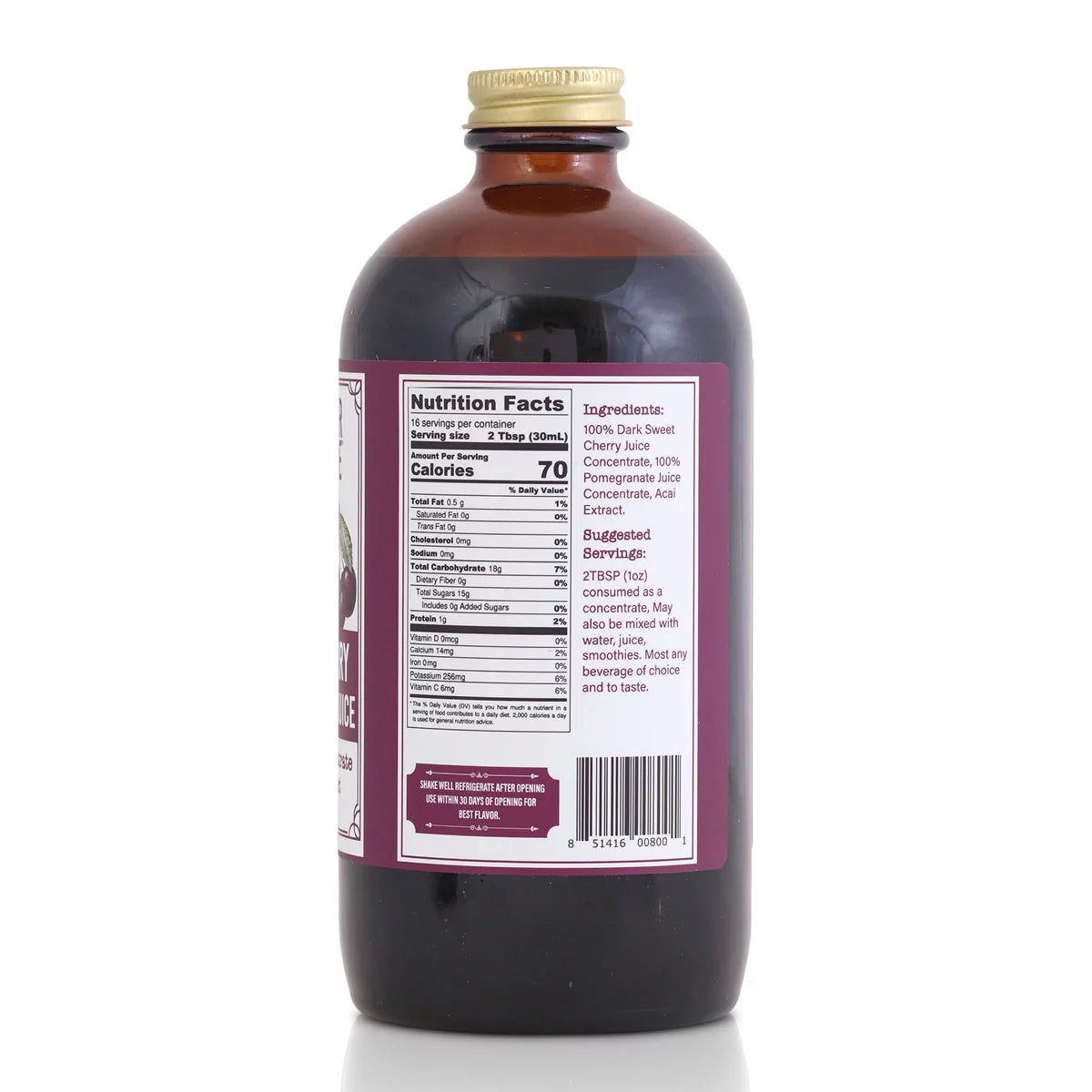 Black Cherry & Pomegranate Juice 100% Concentrate X927