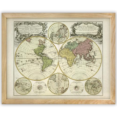 11x14 Unframed Old World Map Art Print P819