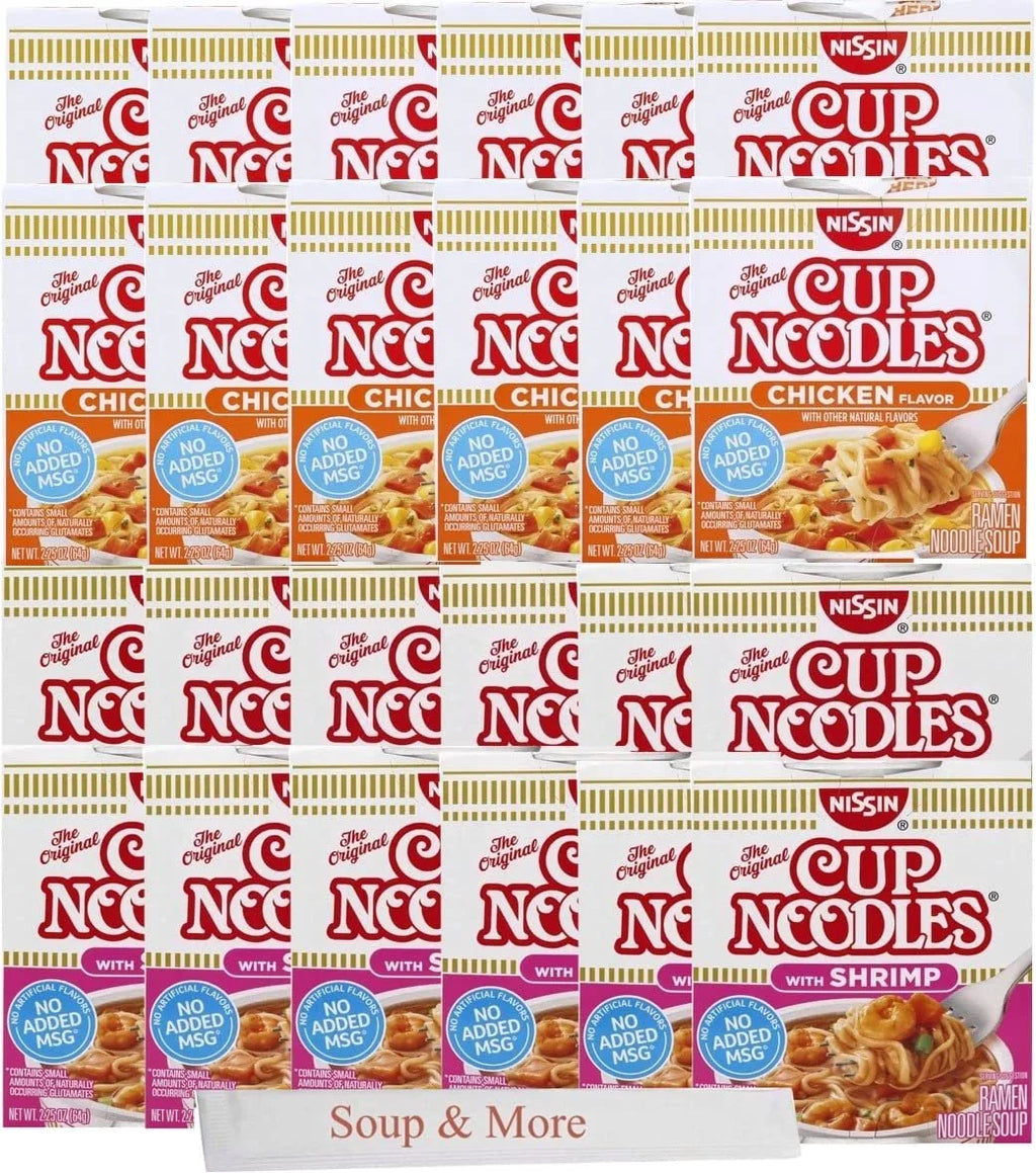 24 Count Instant Cup Noodles Variety Pack U624079