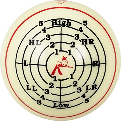 2-1/4" Regulation Size Billiard Pool Ball with Instruction Manual U2712