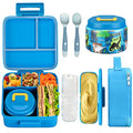Bento Lunch Box with 8oz Soup Thermo, 5 Compartment, Thermo Food Jar and Lunch Bag X1732
