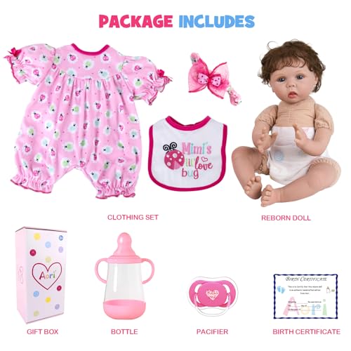 20 inch Realistic Reborn Baby Doll with Gift Box Set T713189