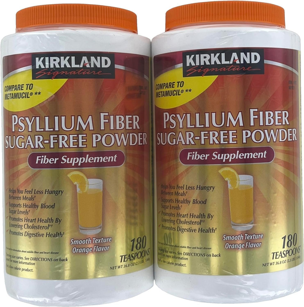 Sugar-Free Psyllium Fiber Supplement Powder, 360 Doses T338
