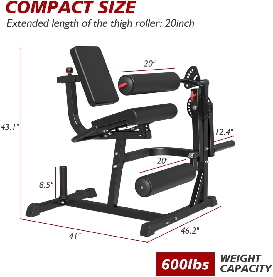 Adjustable Plate Loaded Leg Rotary Extension Machine R269
