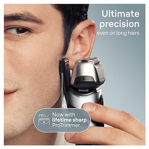 Electric Razor with Shaving Elements & Precision Trimmer, Wet & Dry Z240