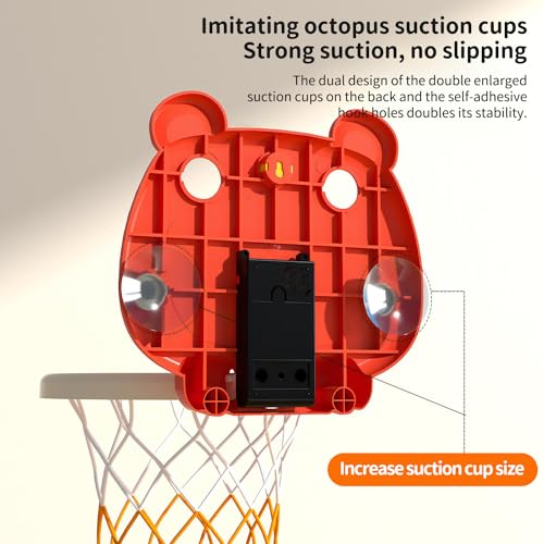 Adjustable Height 2.4-6.5 ft Portable Basketball Hoop W971