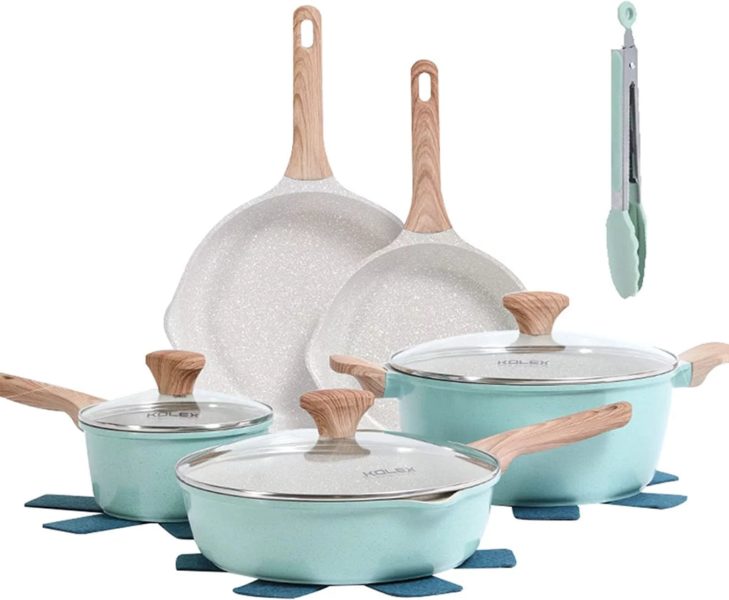 12-Piece Nonstick Granite Cookware Set P92136