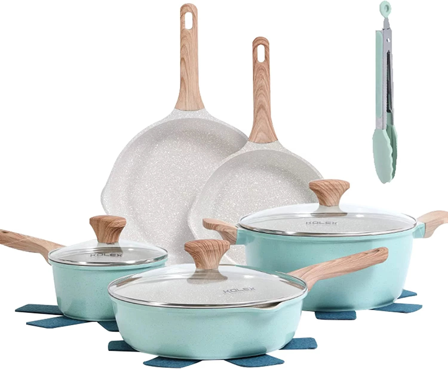 12-Piece Nonstick Granite Cookware Set P92136