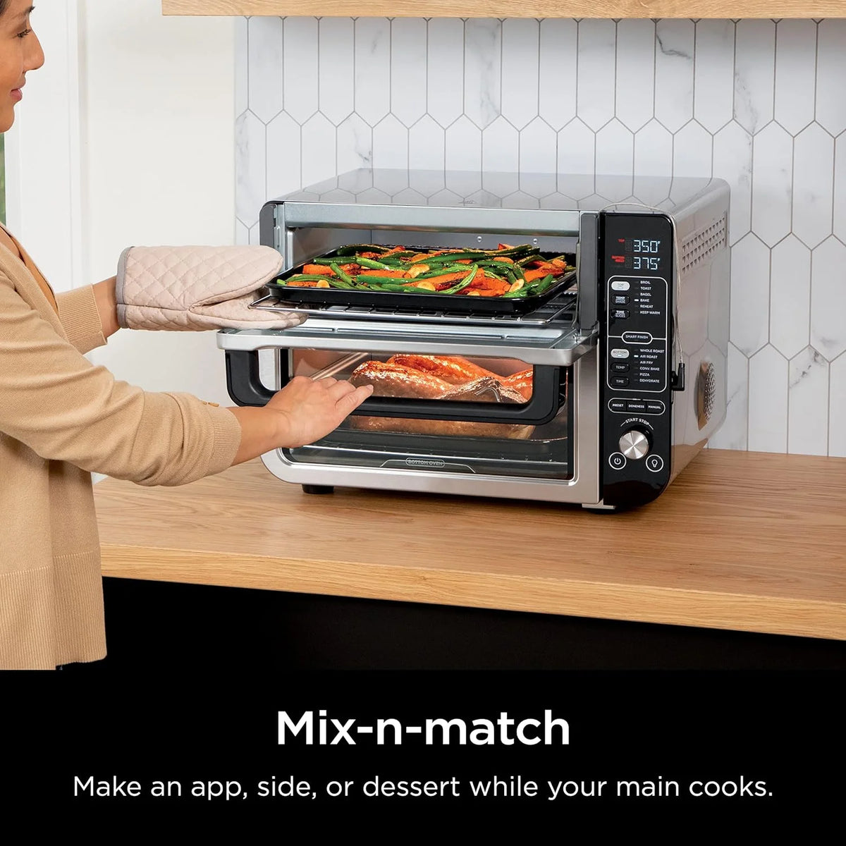 Stainless Steel Double Oven with Air Fry P75350