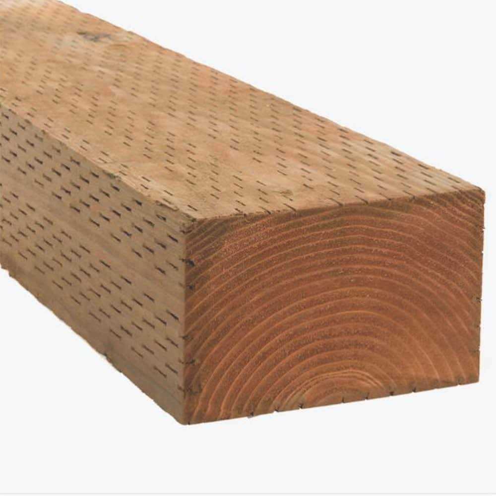 4-in x 6-in Hem Fir Ground Contact Pressure Treated Lumber R630039