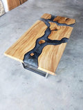 Grey Epoxy Dining Table W61810
