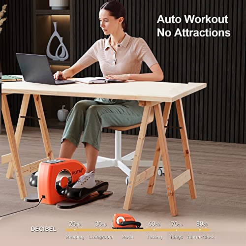 Electric Seated Leg Foot Pedal Exerciser with Remote and LCD Monitor R549