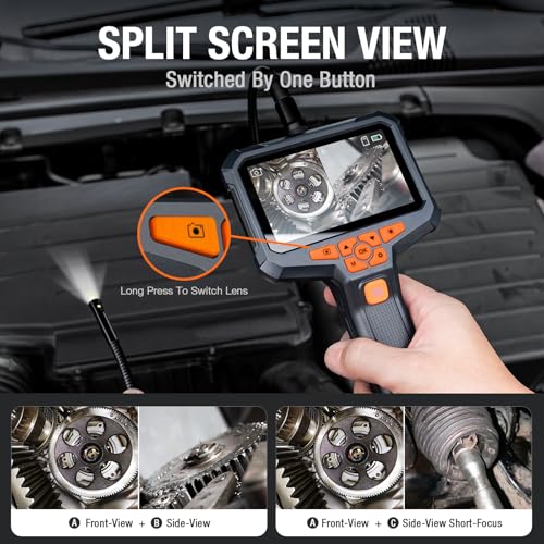 50FT Dual Lens Sewer Camera with Light L7095