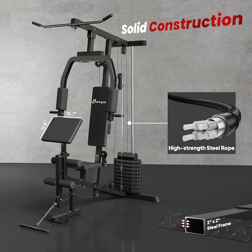 99Lbs Weight Stack Home Gym System A734