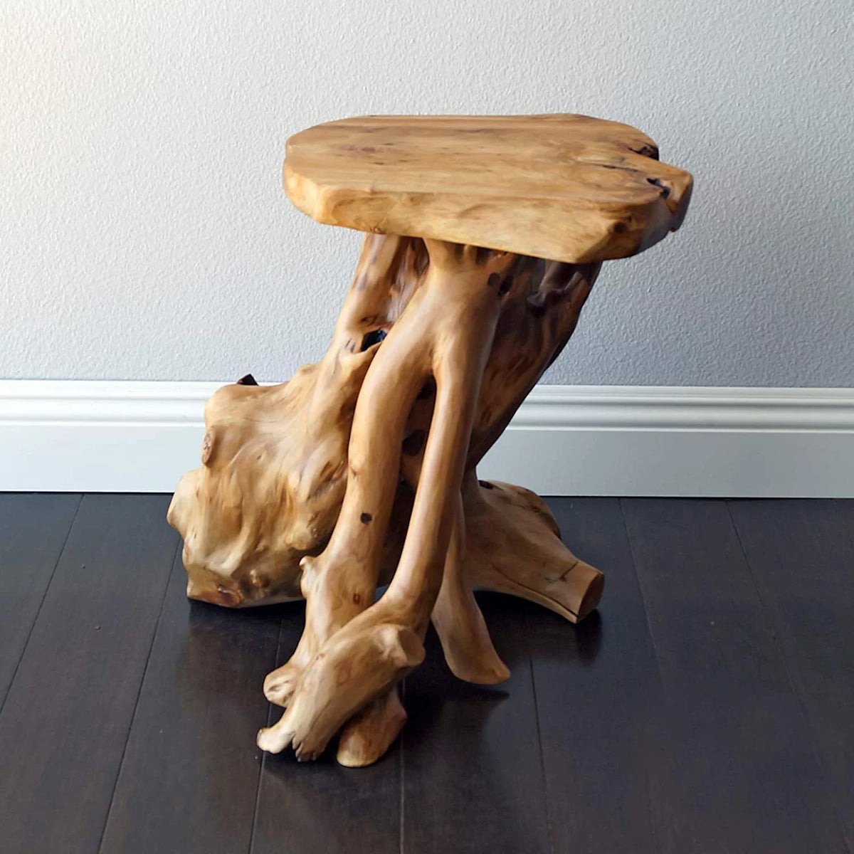 Tree Stump Side Table, 19" Tall R646