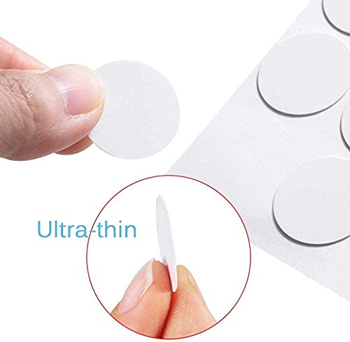 Self-Adhesive Screw Hole Stickers White (21mm) C83039