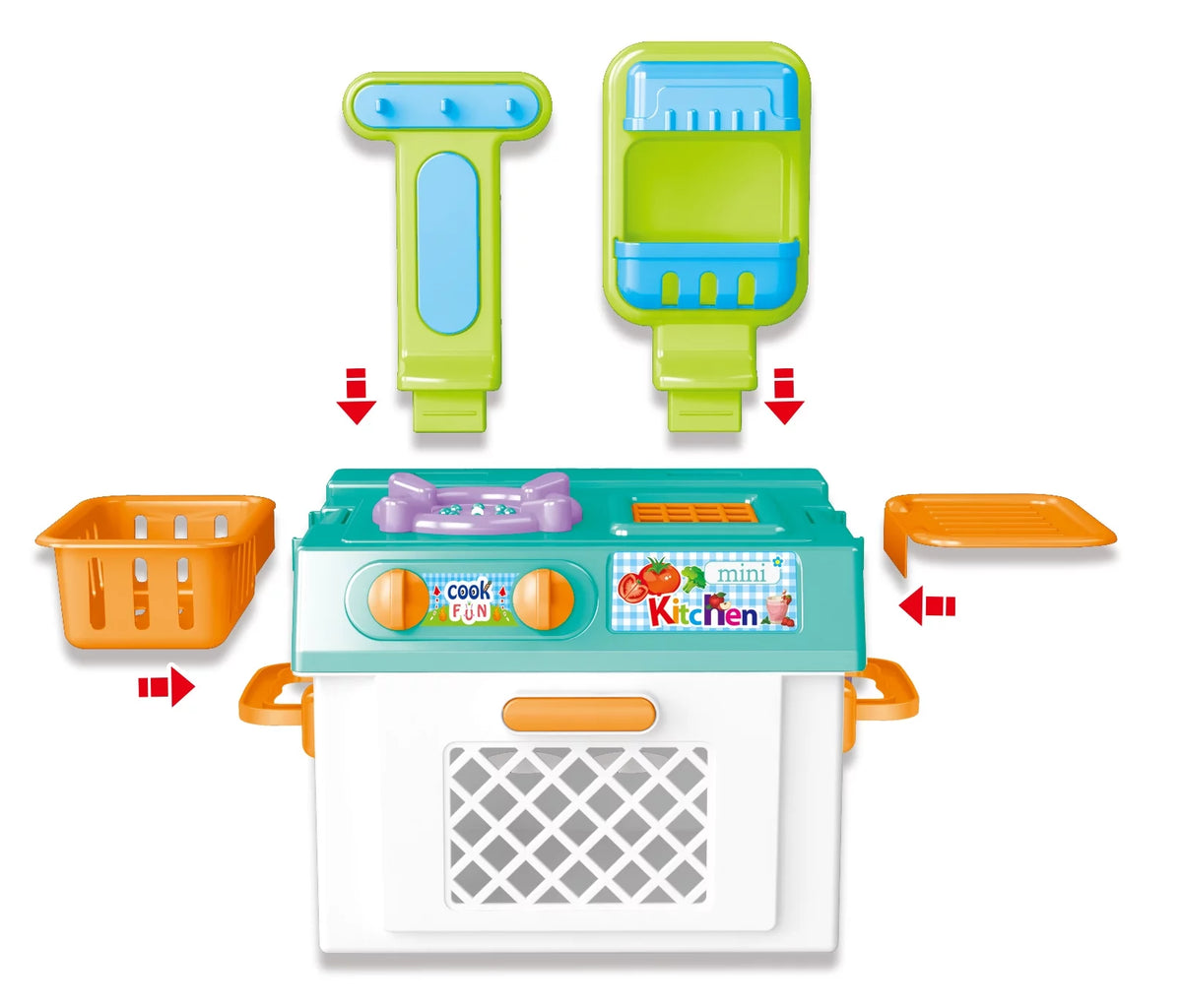 Mini Kitchen Playset With Sound And Color Changing Lights X63079
