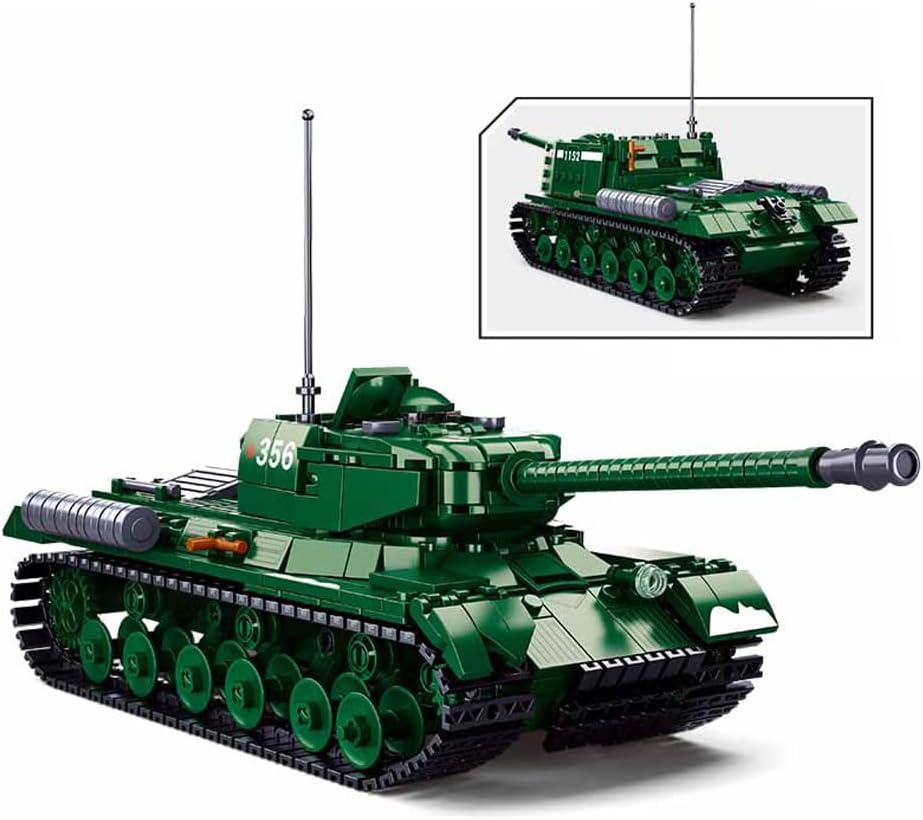 845 PCS Building Block Tank Model with 3 Soldier Figures Y684