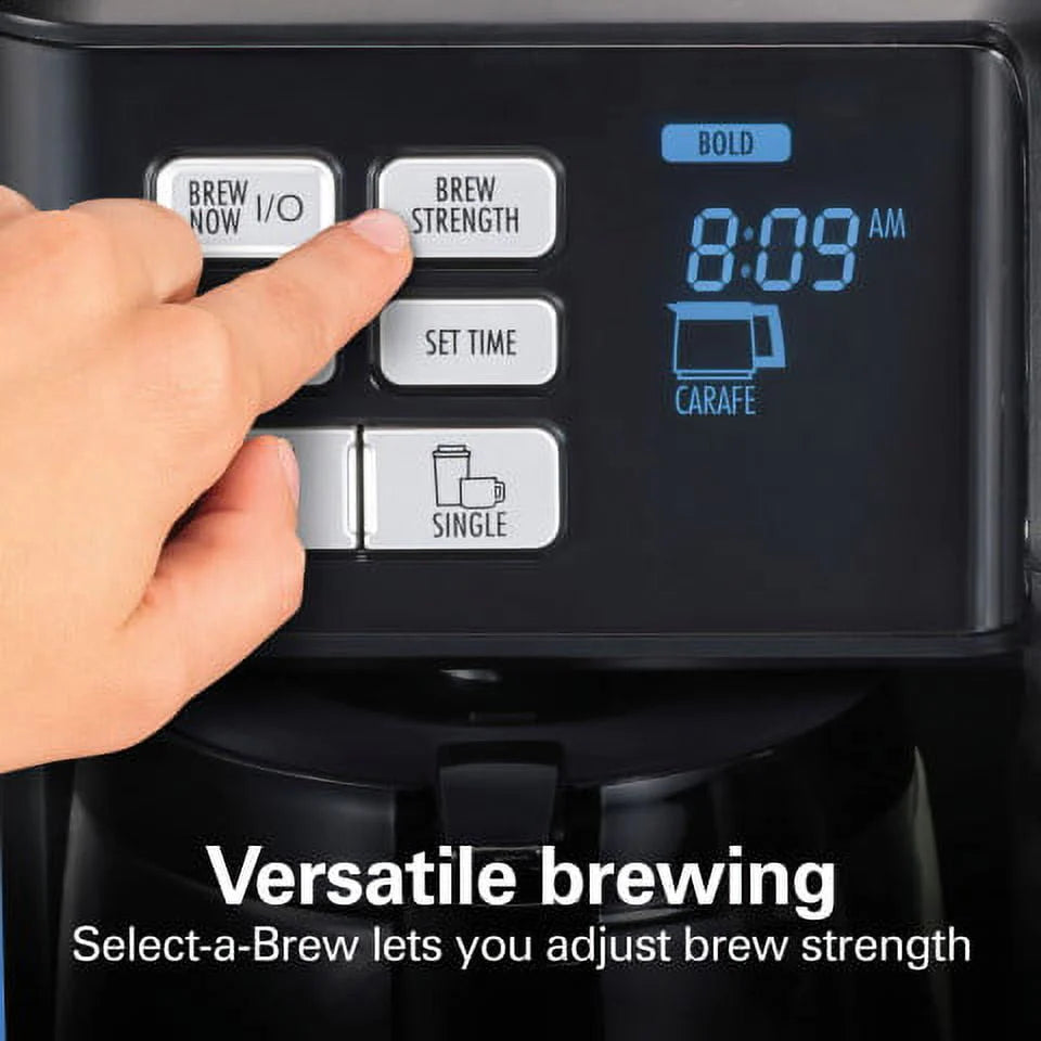 Black & Silver Single-Serve Coffee Maker S213922