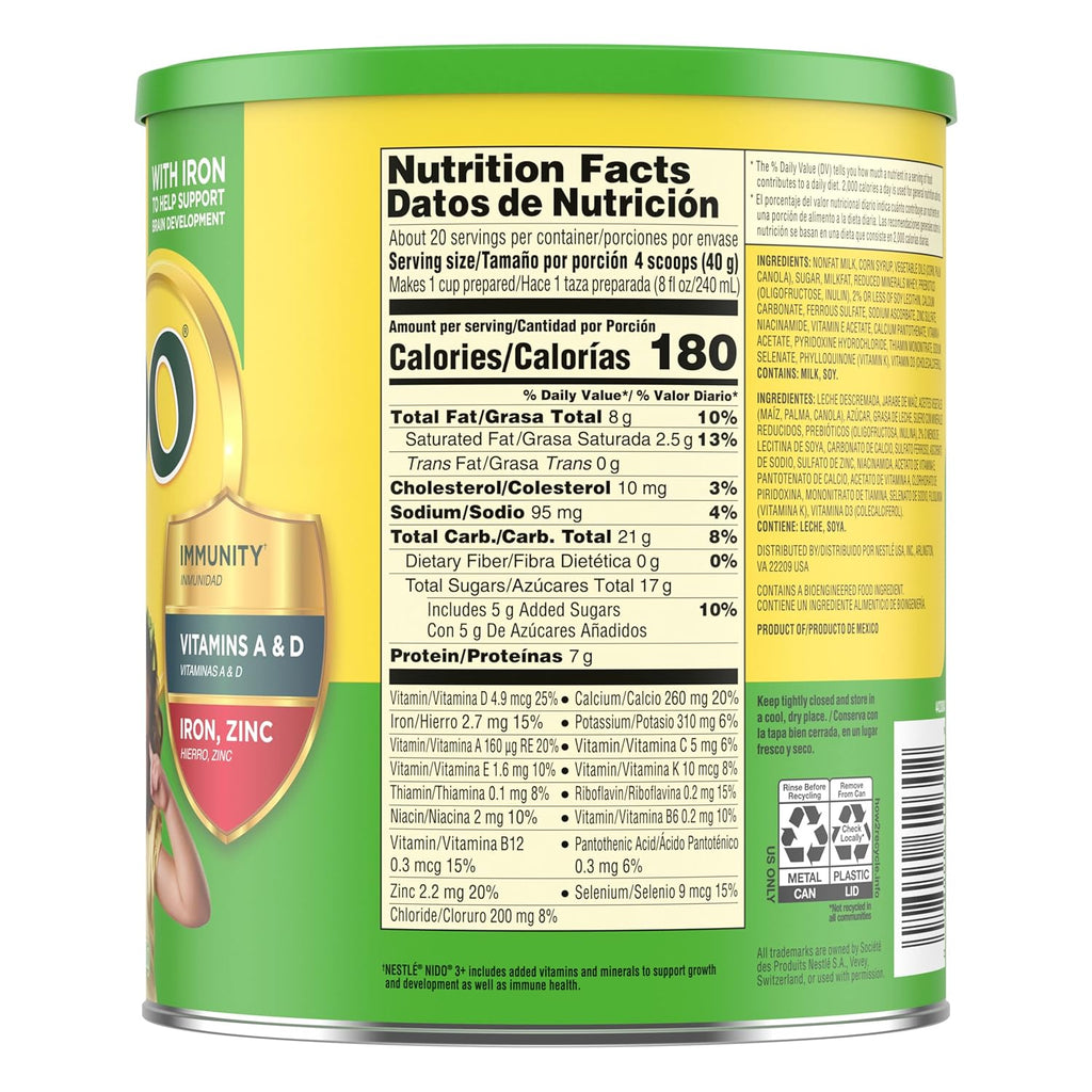 1.76 Pound Toddler Powdered Milk Beverage T366593