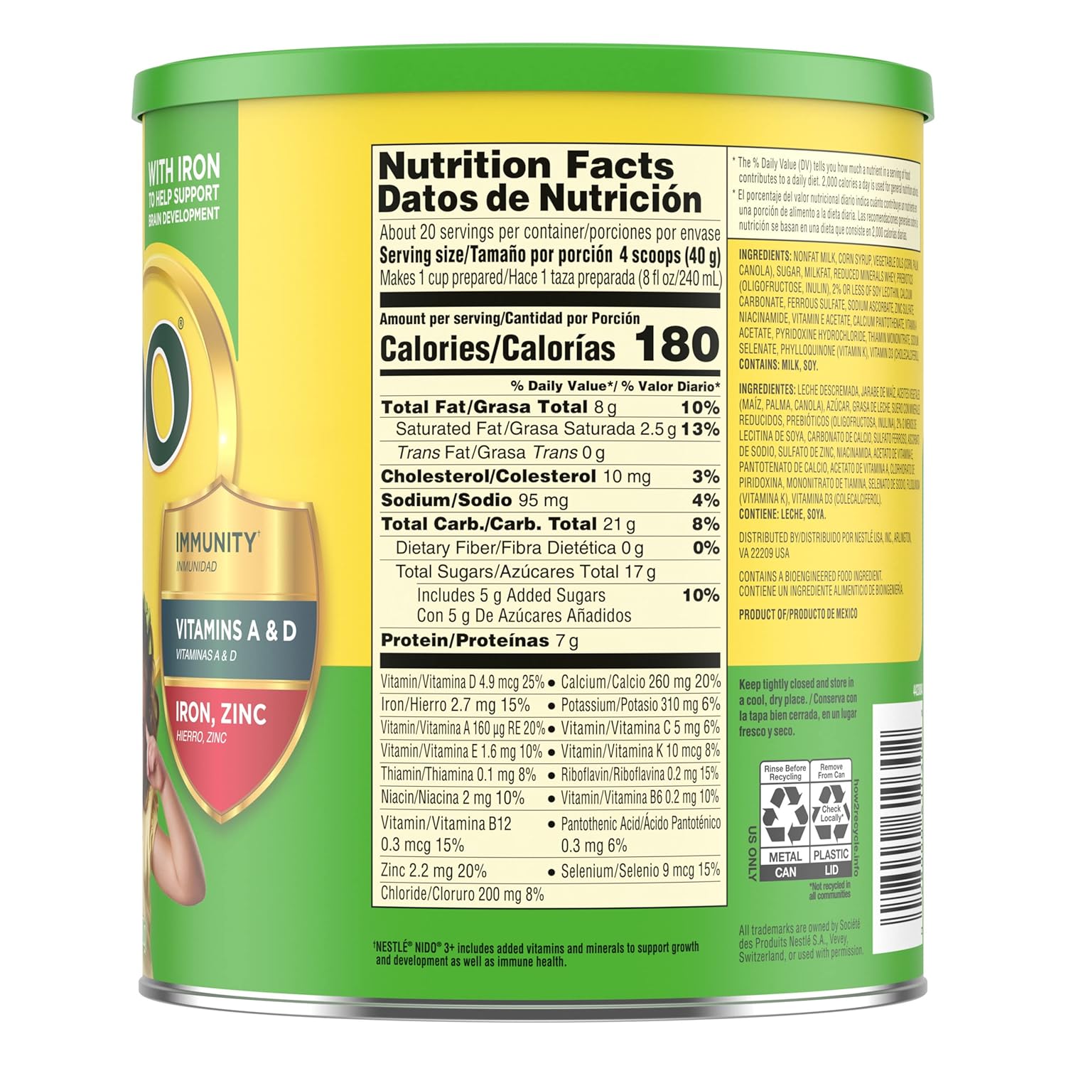 1.76 Pound Toddler Powdered Milk Beverage T366593