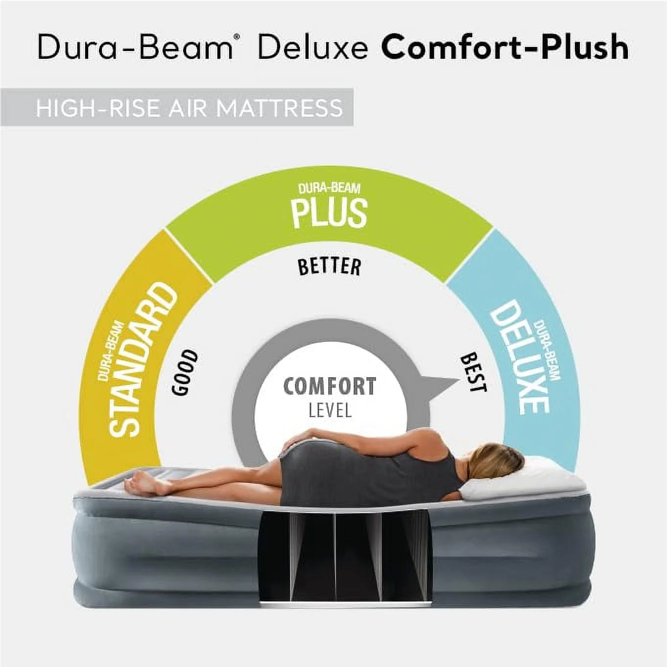 Queen Size Air Mattress with Built-in Electric Pump R6809