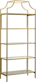 Satin Gold Bookcase K753918