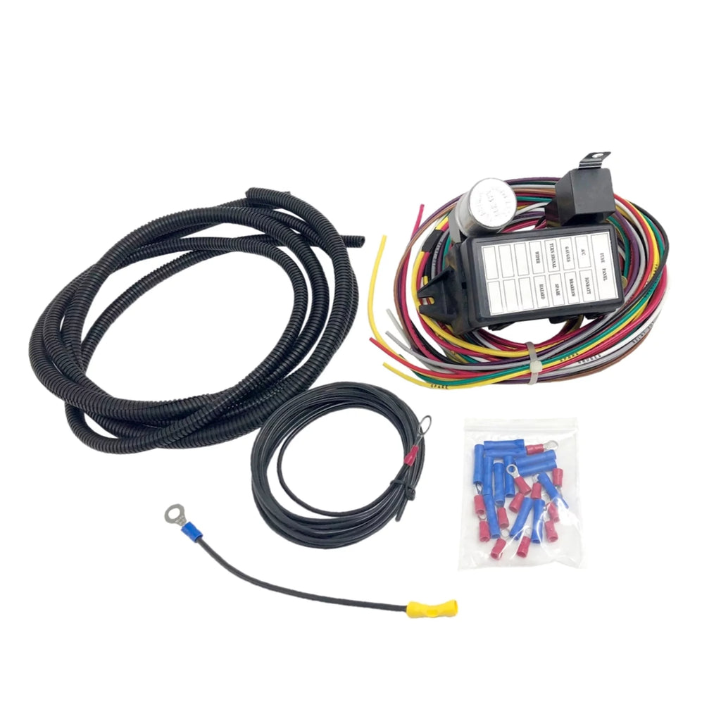 10 Circuit 8 Fuses Basic Wire Harness Fuse Box 12V C116826