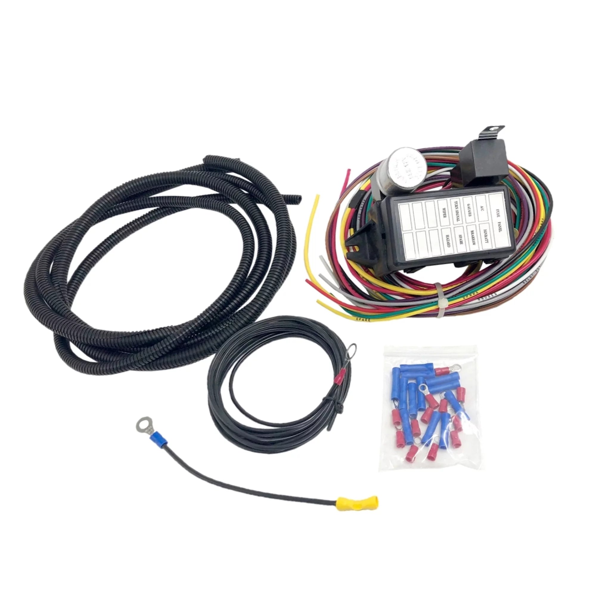 10 Circuit 8 Fuses Basic Wire Harness Fuse Box 12V C116826