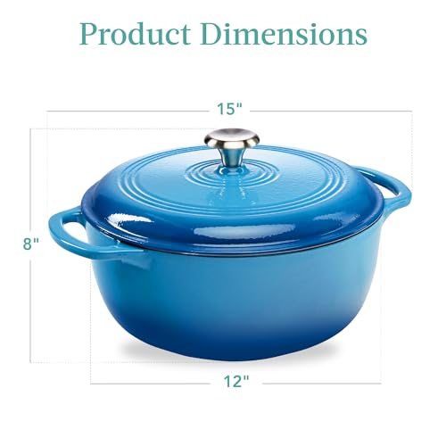 6 Quart Enamel Cast-Iron Round Dutch Oven V283696