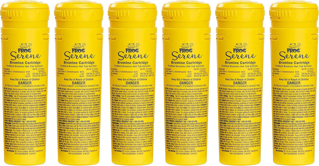 Bromine Replacement Cartridges for Hot Tubs, 150 Grams E555593