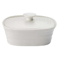 White Porcelain Covered Butter Dish T826812