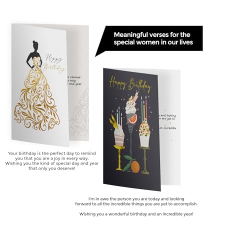 30 Unique Christmas Cards with Envelopes 4x6 and Gold Sealing Stickers Boxed Greeting Cards Set U523867