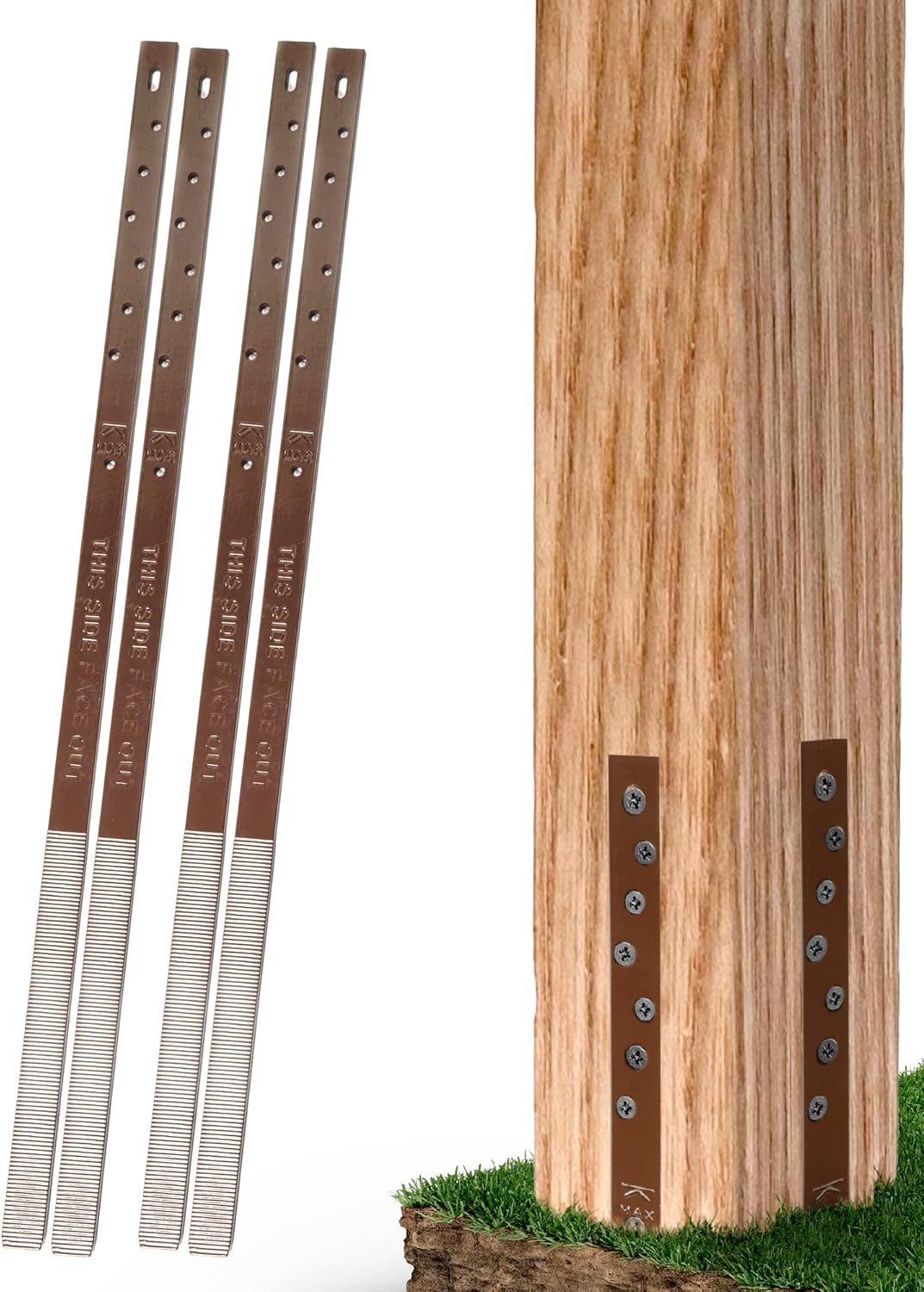 Pack of 4 Wood Post Repair Q7049