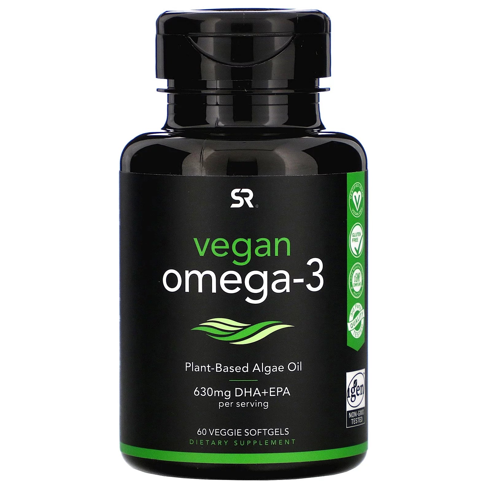 Vegan Omega-3, 60 Veggie Softgels Y4503