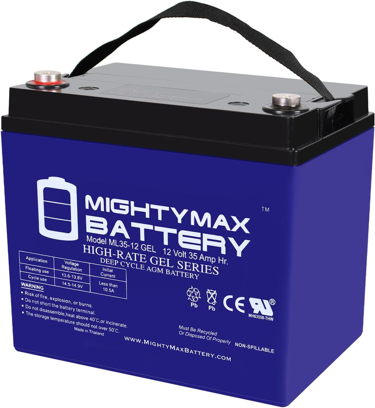 12V 35AH Gel Deep Cycle Battery F265158