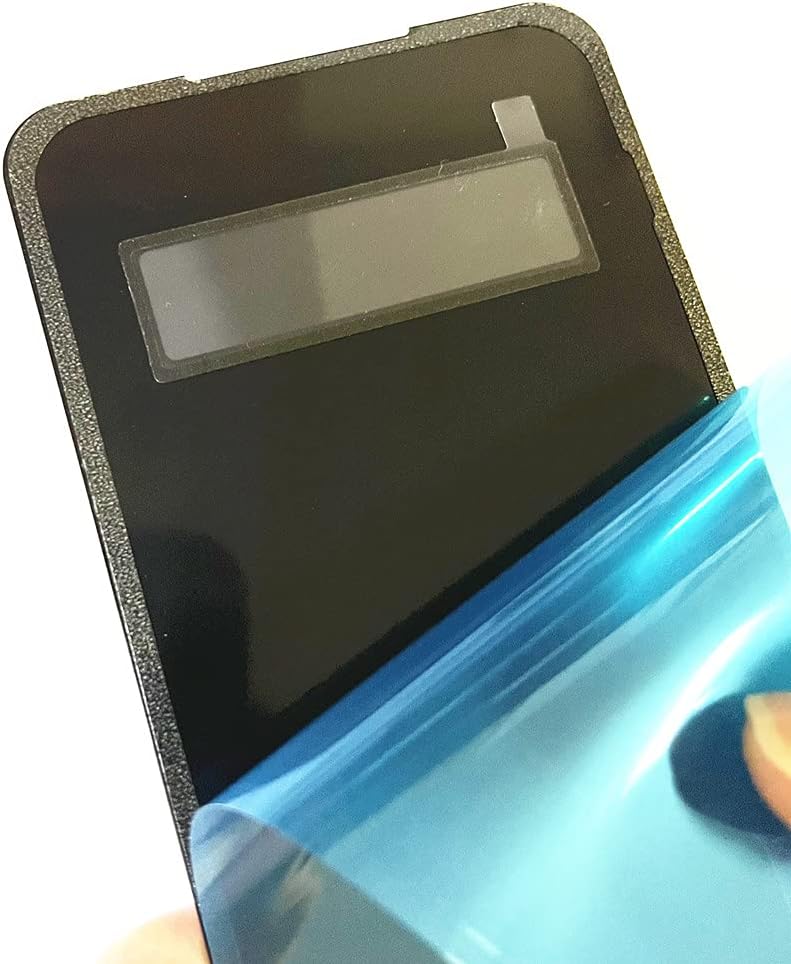 Black Front Glass Replacement with Pre-Installed Tape Parts Back Glass for LG V60 ThinQ Dual Screen Z34938