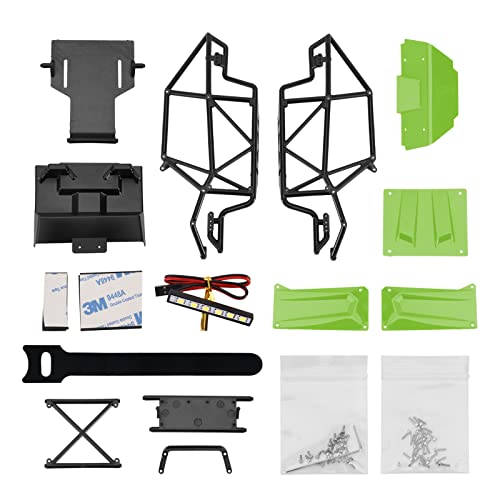 Green Nylon Rock Buggy Body Shell Chassis Kit for 1/24 RC Crawler Car A498197