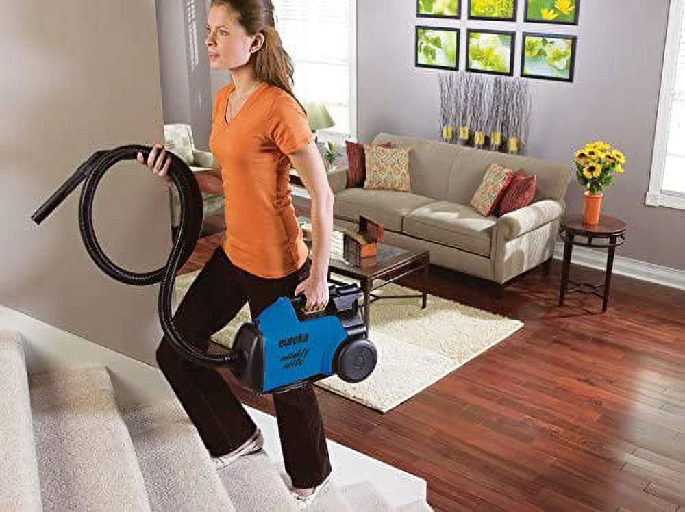 Blue Canister Vacuum Cleaner with 2 Bags R422