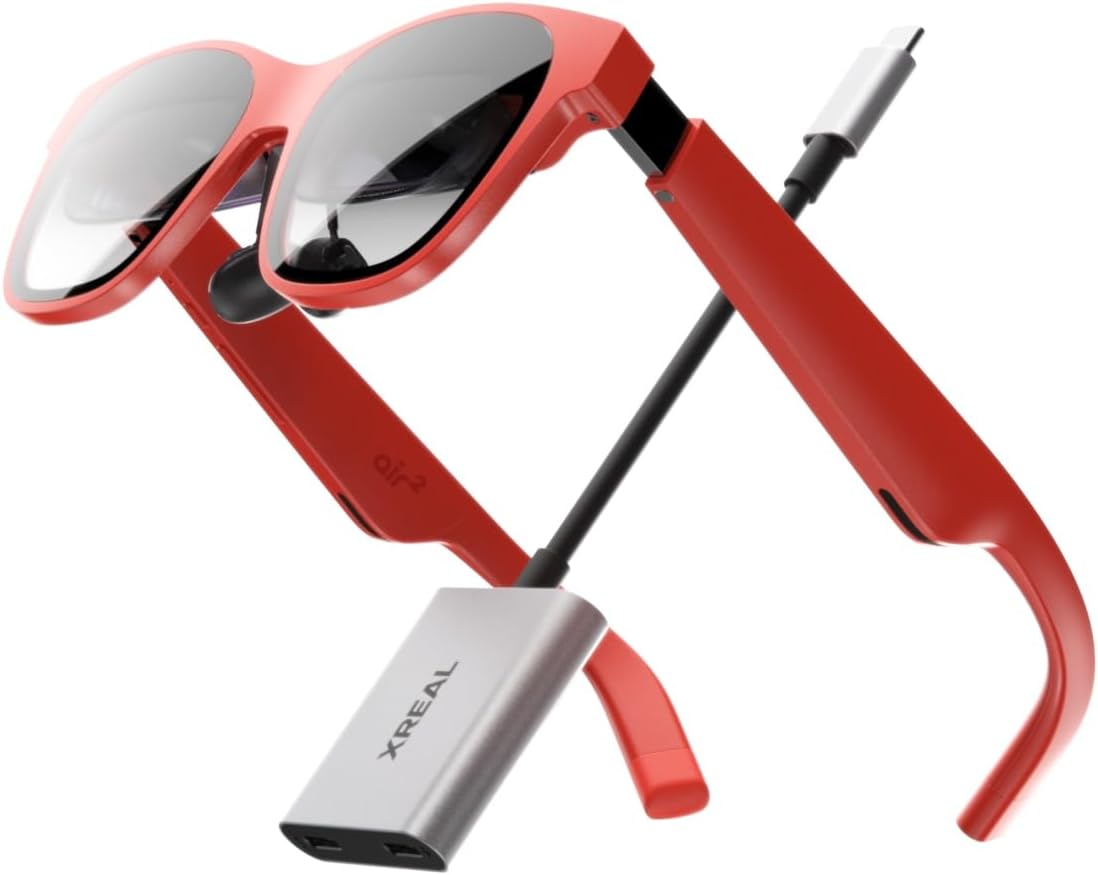 AR Glasses with 130" Wearable Display, 72g 120Hz 1080P W6888