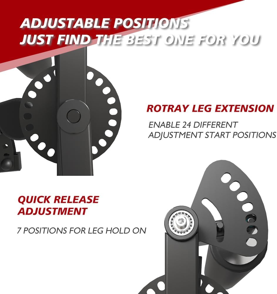 Adjustable Plate Loaded Leg Rotary Extension Machine R269