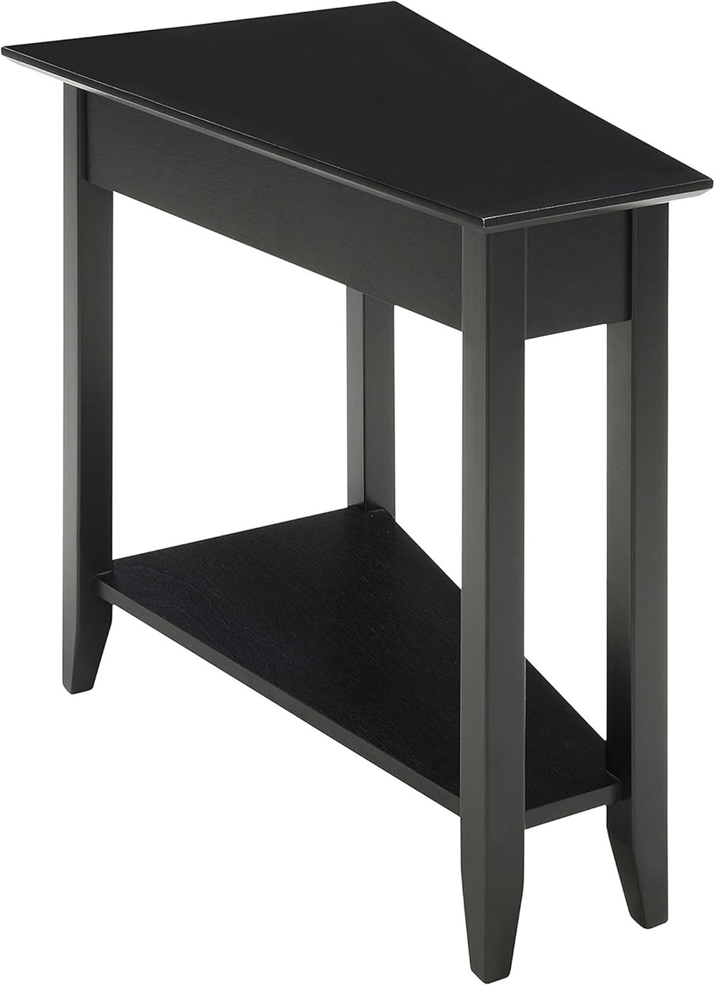 Black Wedge End Table O921