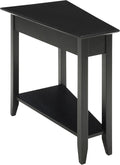 Black Wedge End Table O921