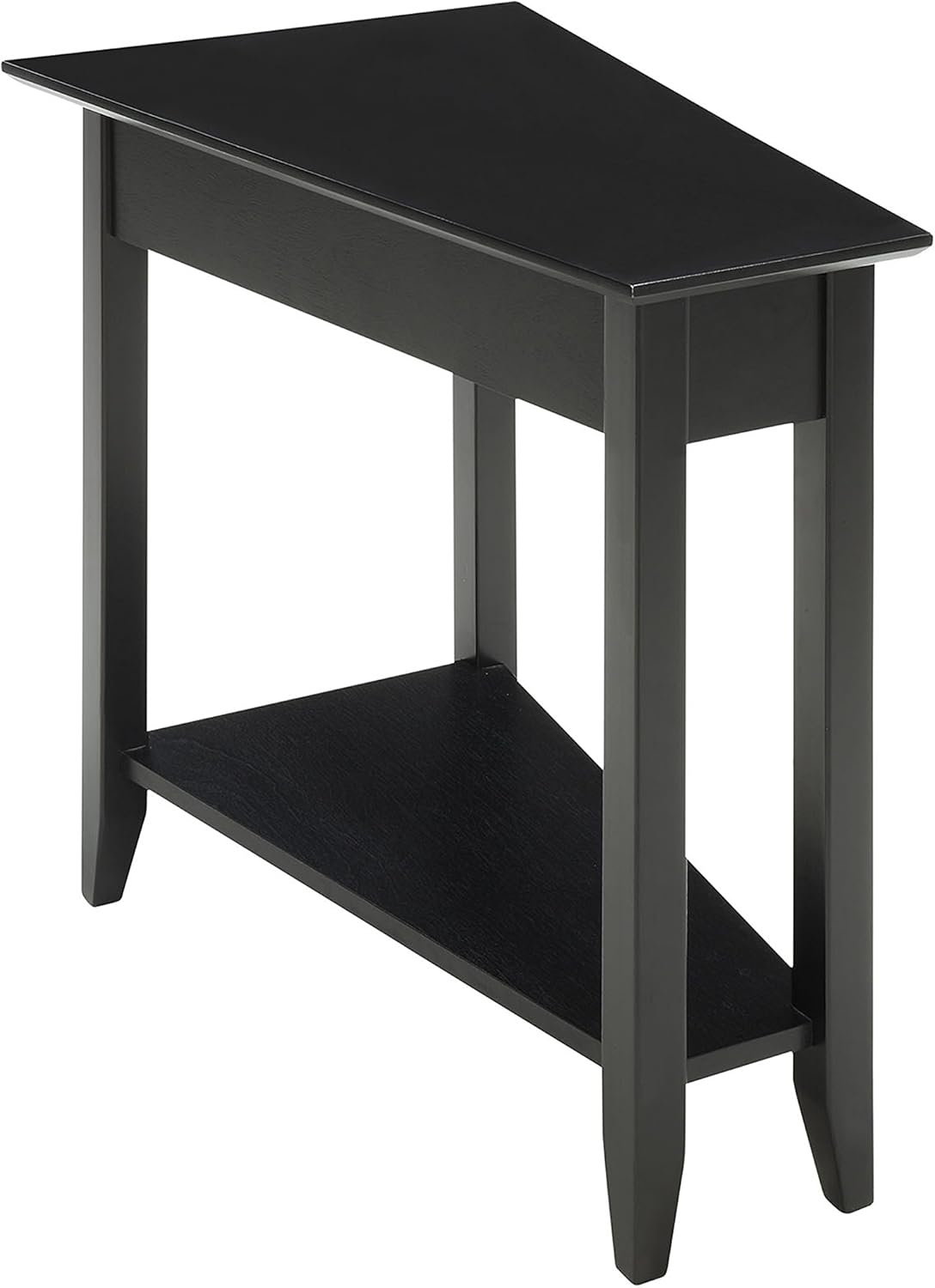 Black Wedge End Table O921