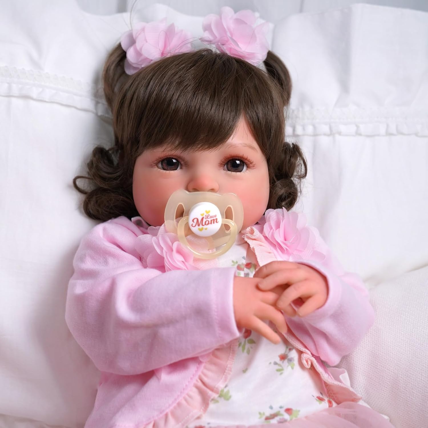 20 Inch Realistic Soft Vinyl and Cloth Body Poseable Reborn Baby Doll X905