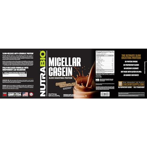 2 lbs Alpine Vanilla Micellar Casein Protein Powder S860355